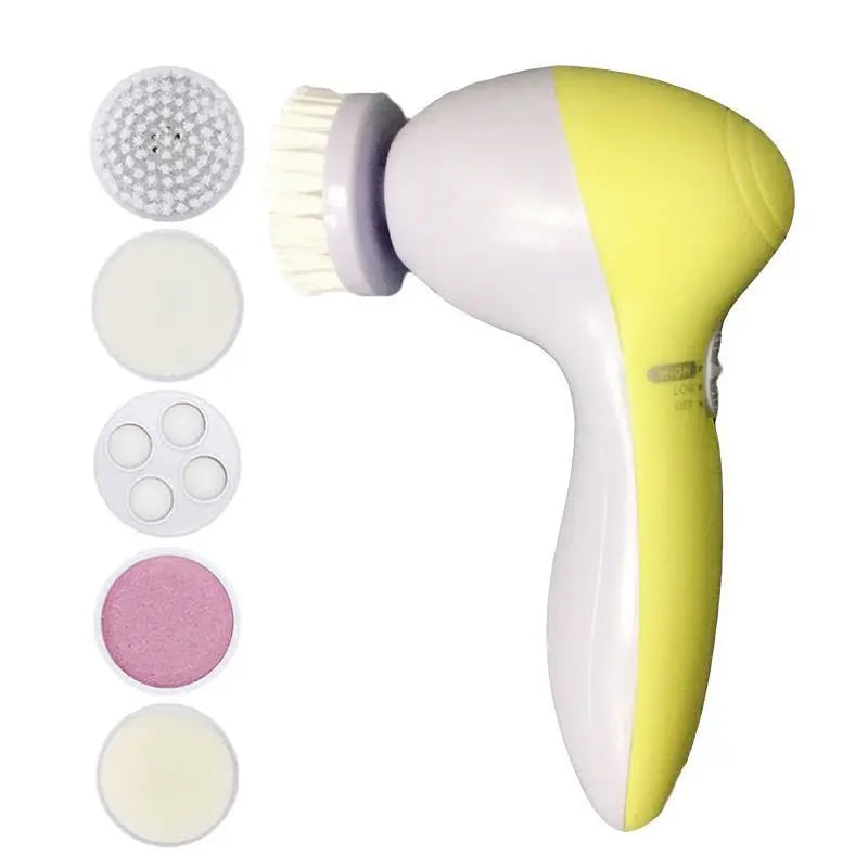 ALIFEX 5-in-1 Electric Facial Cleansing Brush & Massager