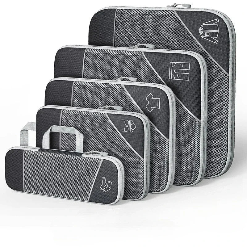 5 Pcs Premium Travel Packing Cubes