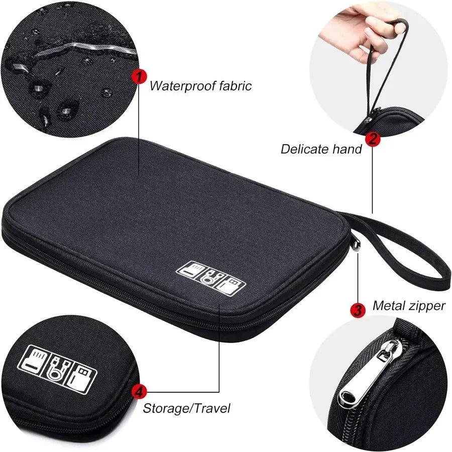 Portable Digital Accessories Storage Bag