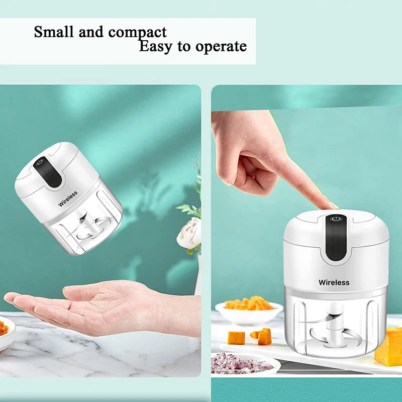 ALIFEX Wireless Mini Electric Garlic & Food Chopper"