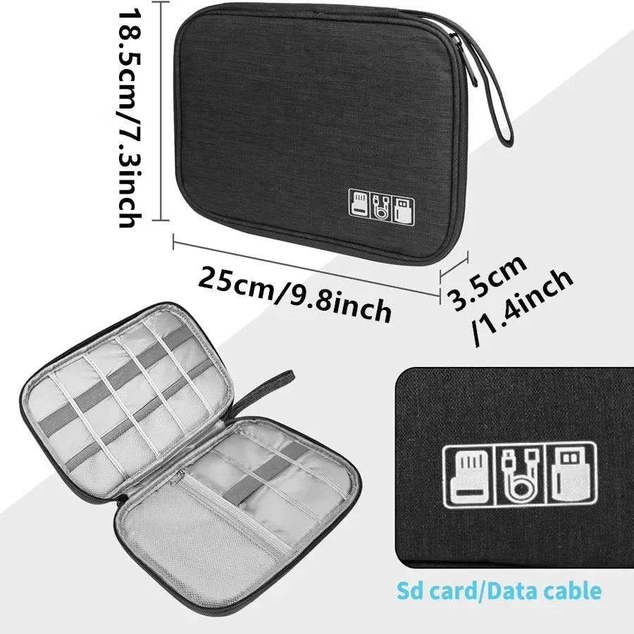 Portable Digital Accessories Storage Bag