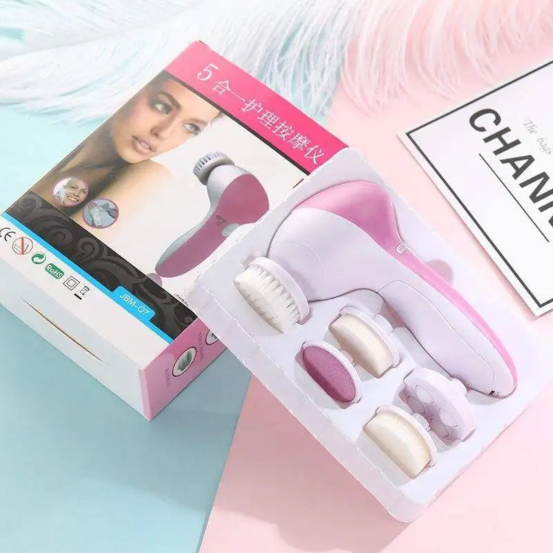ALIFEX 5-in-1 Electric Facial Cleansing Brush & Massager