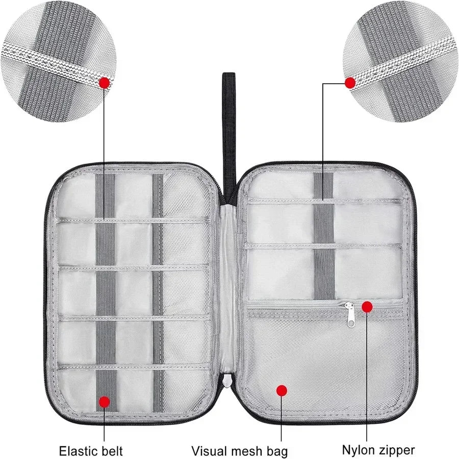 Portable Digital Accessories Storage Bag