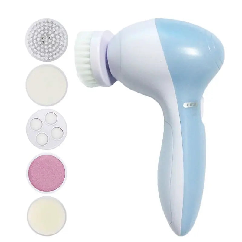 ALIFEX 5-in-1 Electric Facial Cleansing Brush & Massager