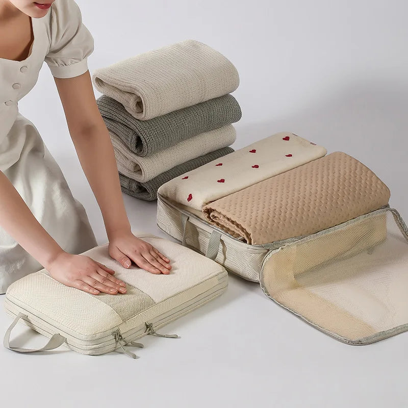 Premium Compression Packing Cubes for Suitcases