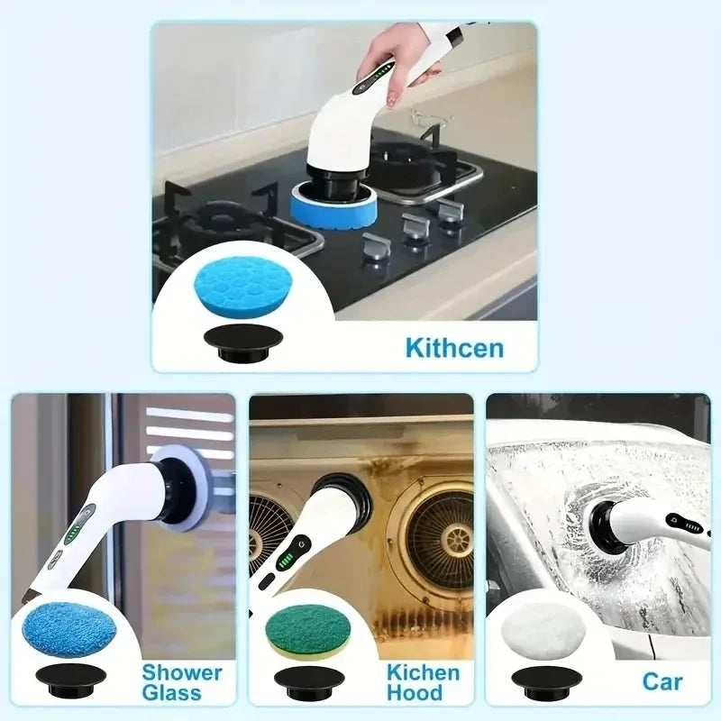ALIFEX 7-in-1 Ultra-Power Electric Cleaning Scrubber"