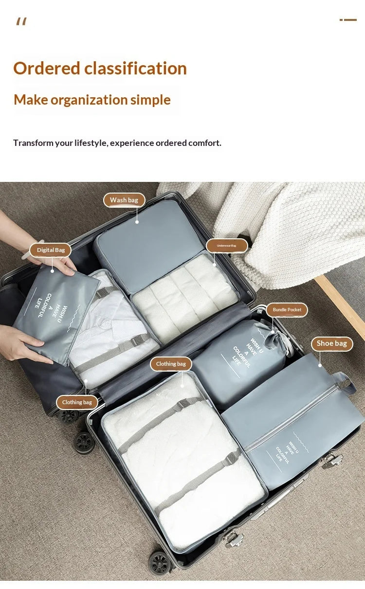Multi-functional Travel Packing Cubes Organizer