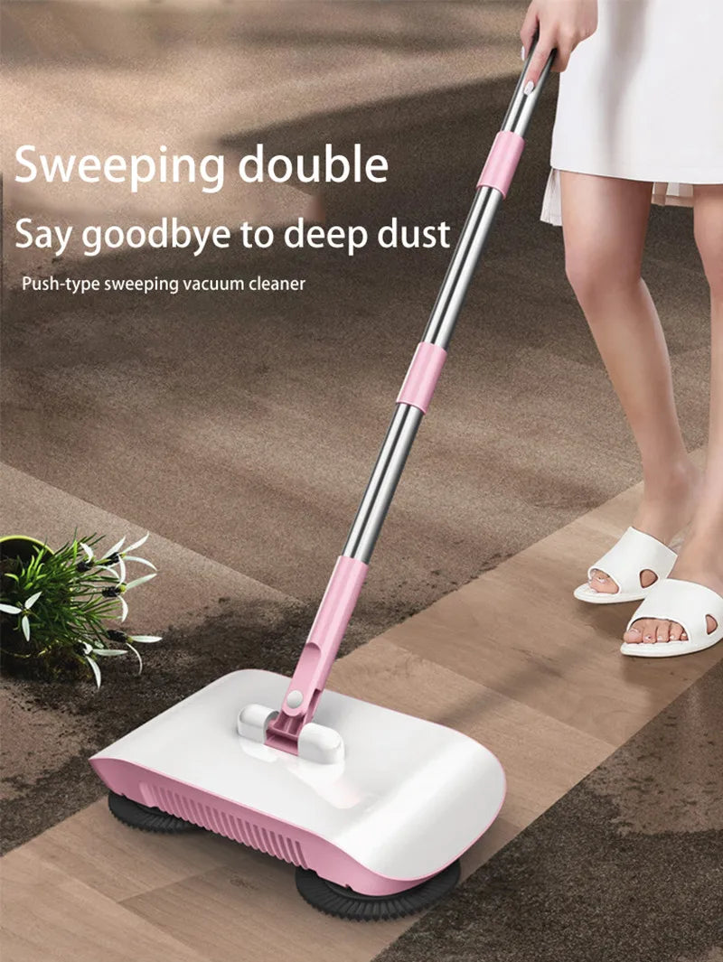 ALIFEX 3-in-1 Hand Push Magic Sweeper & Dustpan
