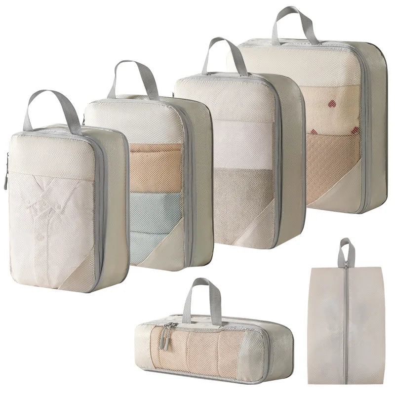 Premium Compression Packing Cubes for Suitcases