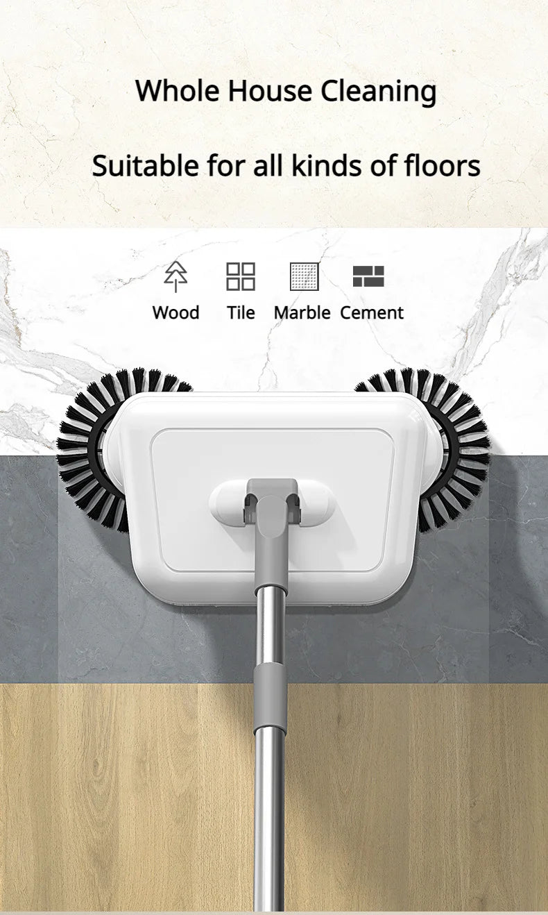 ALIFEX 3-in-1 Hand Push Magic Sweeper & Dustpan