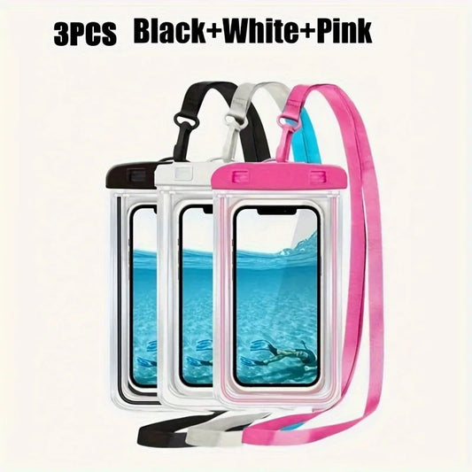 Universal Waterproof Phone Pouch Set of 3