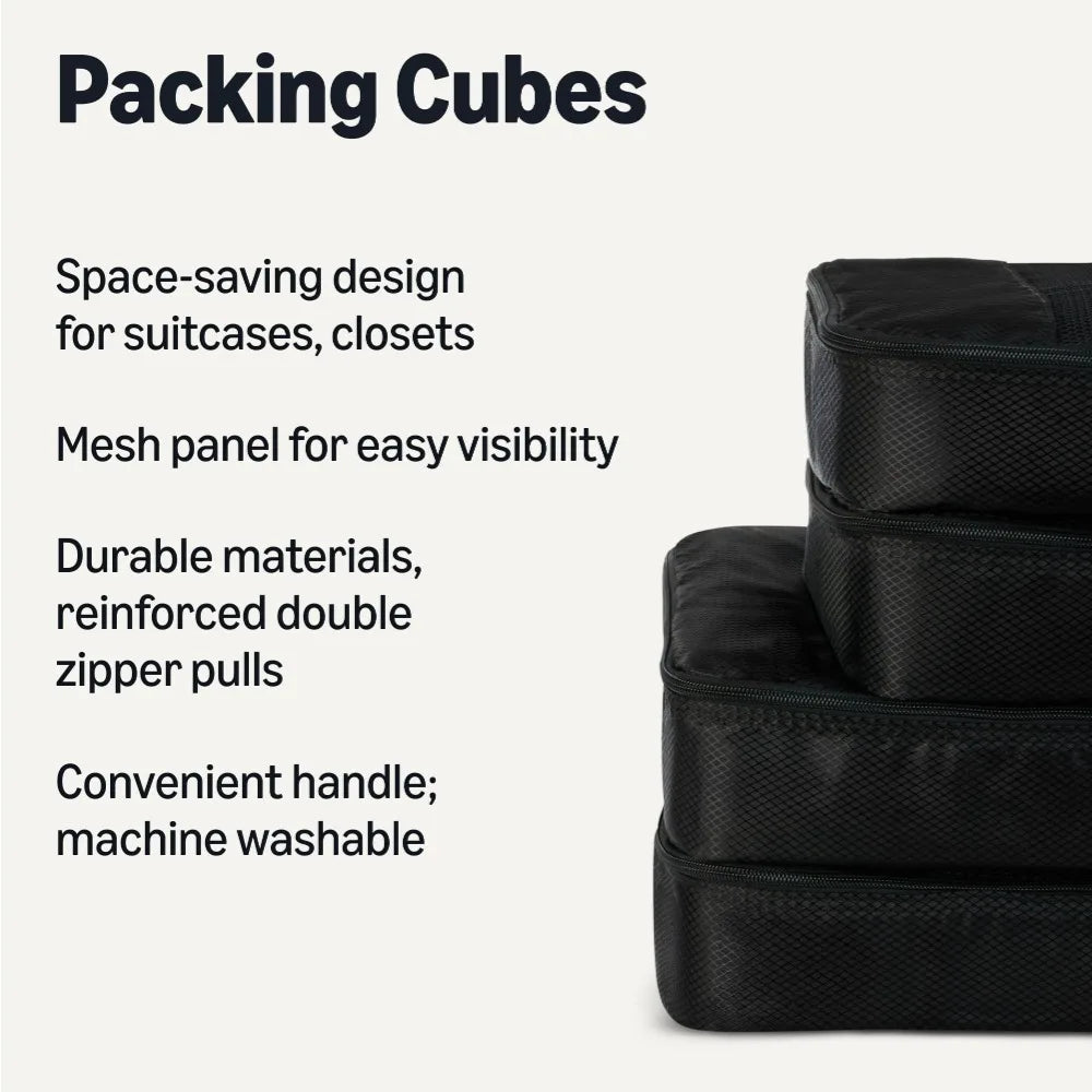 Travel Packing Cubes Luggage Organizer Bags