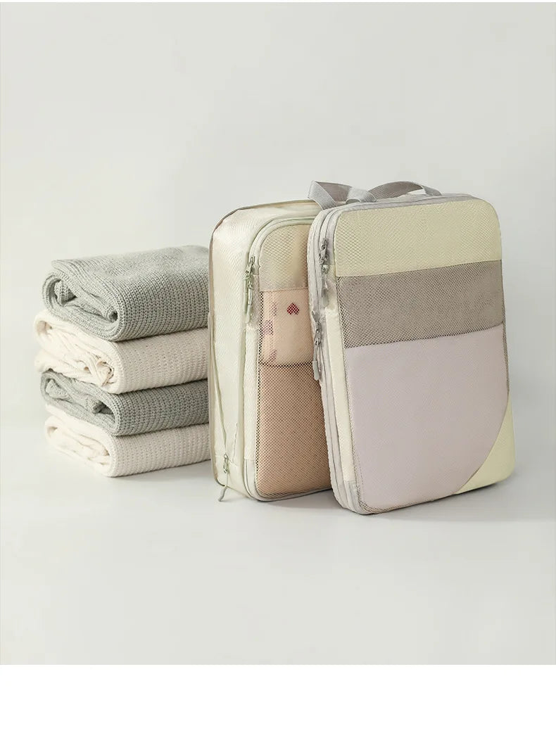 Premium Compression Packing Cubes for Suitcases