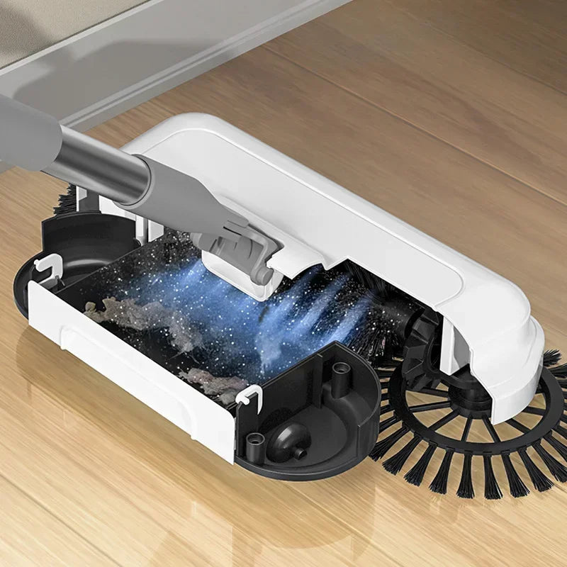 ALIFEX 3-in-1 Hand Push Magic Sweeper & Dustpan