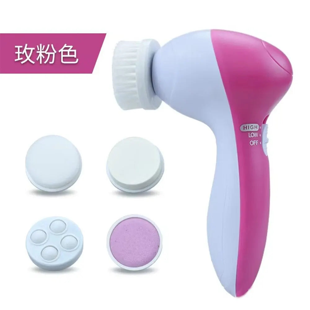 ALIFEX 5-in-1 Electric Facial Cleansing Brush & Massager