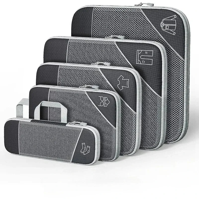 5 Pcs Premium Travel Packing Cubes