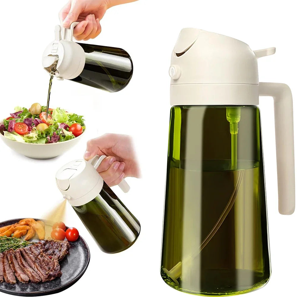 ALIFEX 470ml Luxury Light-Blocking Glass Oil Sprayer"