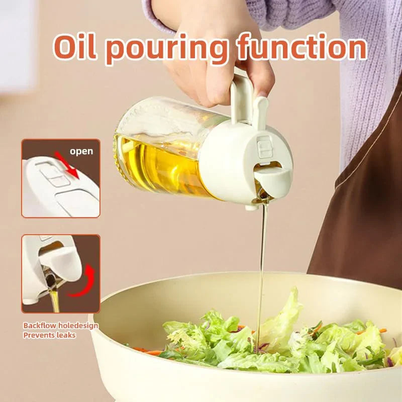 ALIFEX 2-in-1 Premium Oil Sprayer & Dispenser"