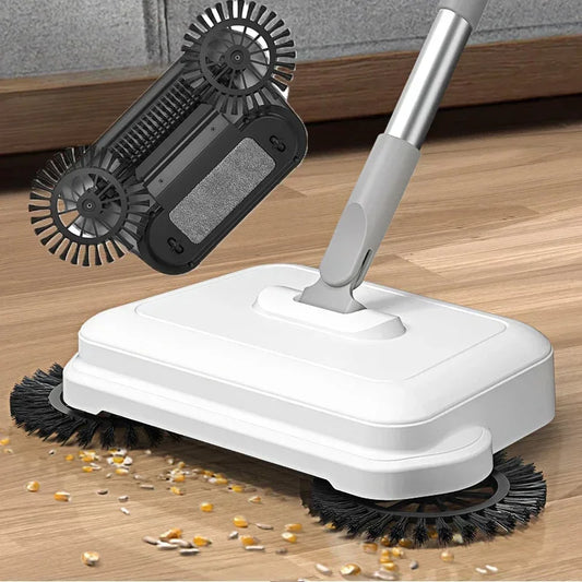 ALIFEX 3-in-1 Hand Push Magic Sweeper & Dustpan