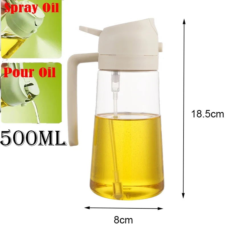 ALIFEX 2-in-1 Premium Oil Sprayer & Dispenser"