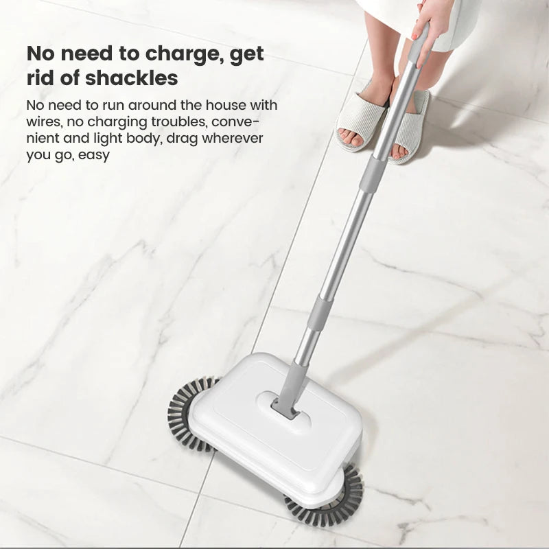 ALIFEX 3-in-1 Hand Push Magic Sweeper & Dustpan