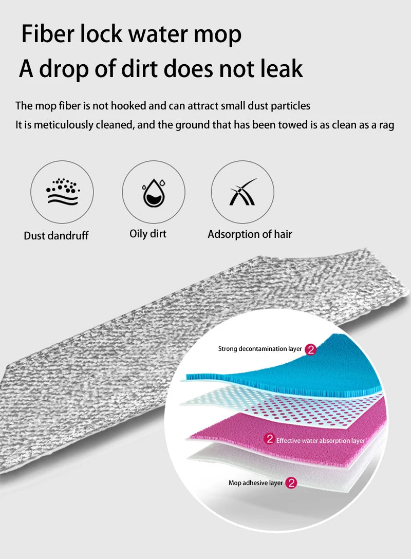 ALIFEX 3-in-1 Hand Push Magic Sweeper & Dustpan