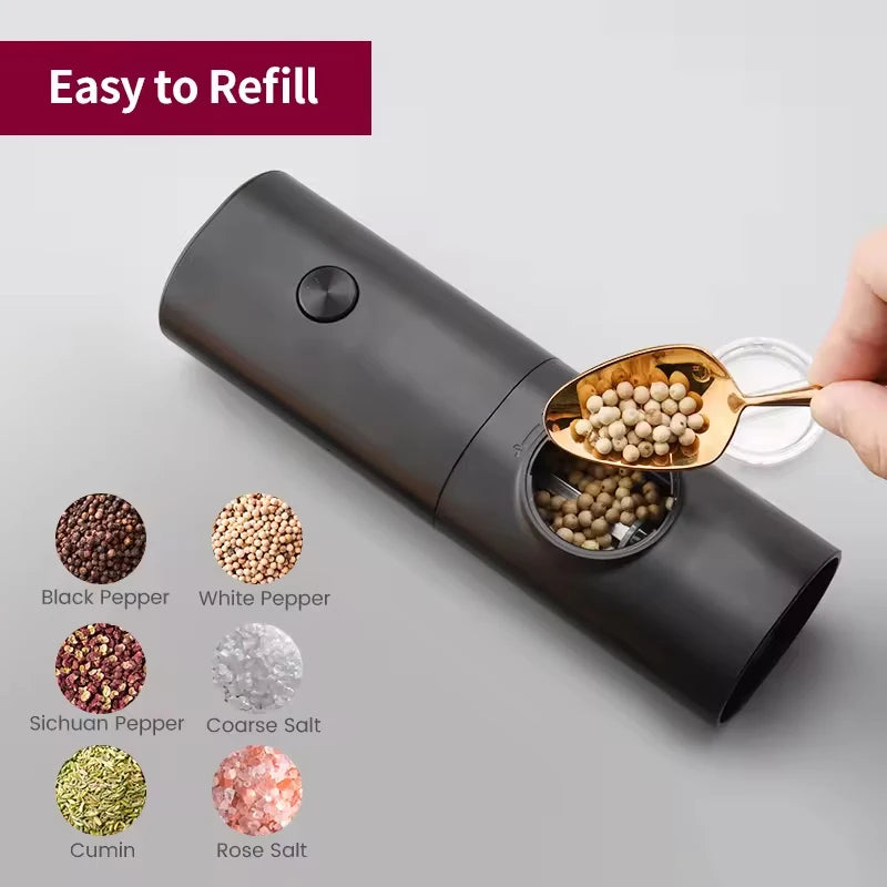ALIFEX Premium Electric Salt and Pepper Grinder Set