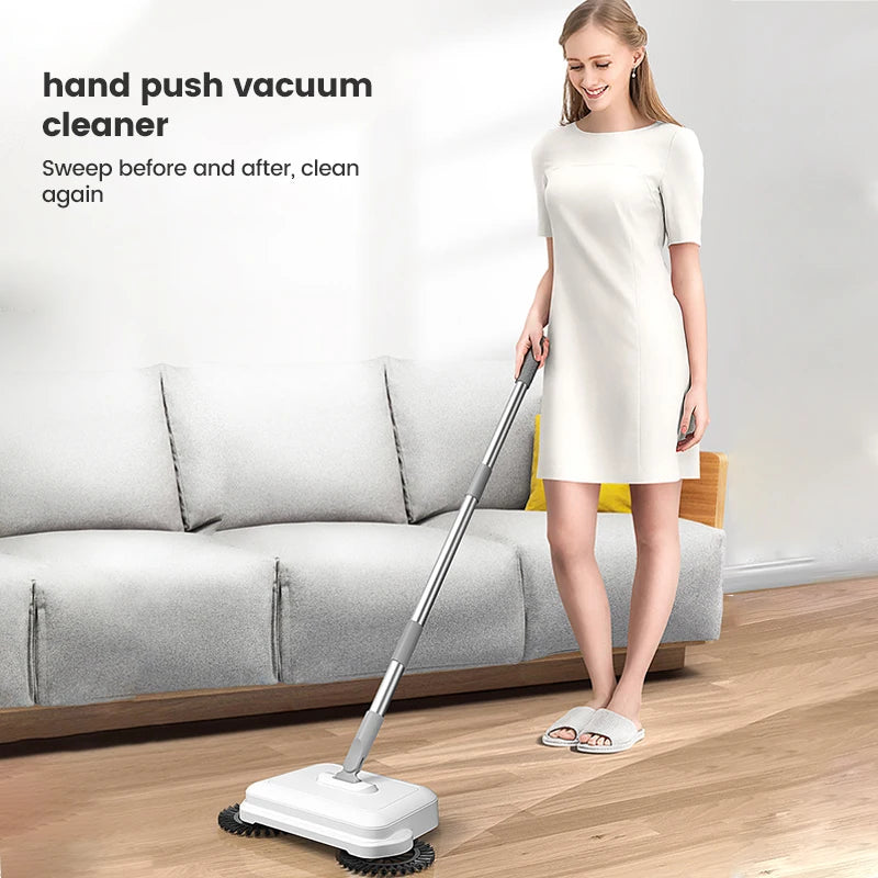 ALIFEX 3-in-1 Hand Push Magic Sweeper & Dustpan