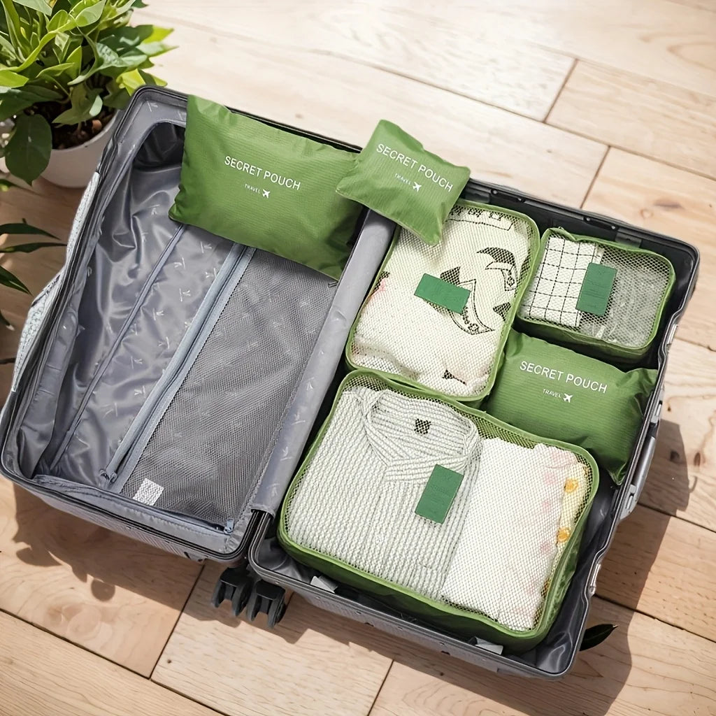 6 Pcs Premium Travel Clothes Packing Cubes
