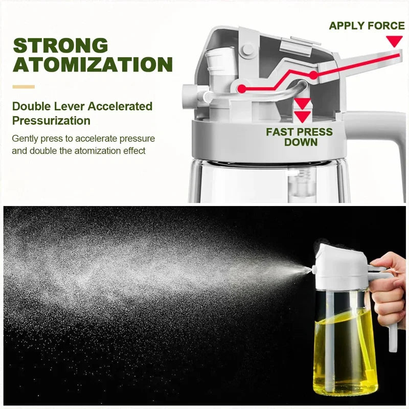 ALIFEX 2-in-1 Premium Oil Sprayer & Dispenser"