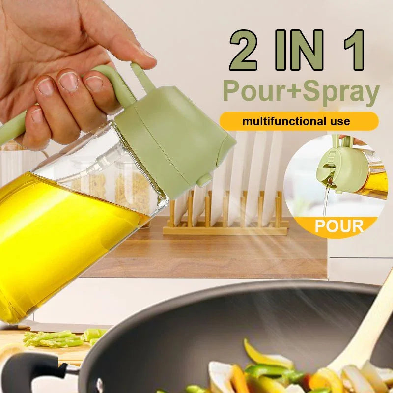 ALIFEX 2-in-1 Premium Oil Sprayer & Dispenser"