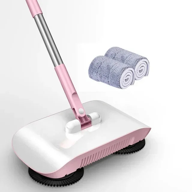 ALIFEX 3-in-1 Hand Push Magic Sweeper & Dustpan