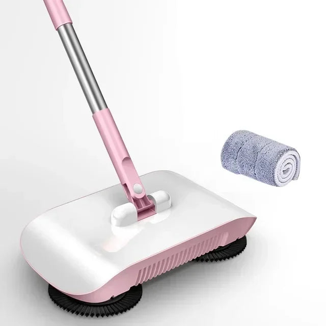 ALIFEX 3-in-1 Hand Push Magic Sweeper & Dustpan