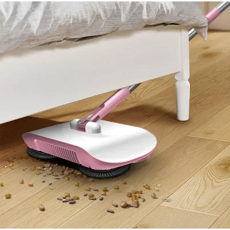 ALIFEX 3-in-1 Hand Push Magic Sweeper & Dustpan