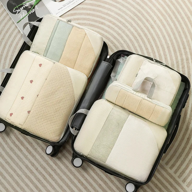 Premium Compression Packing Cubes for Suitcases