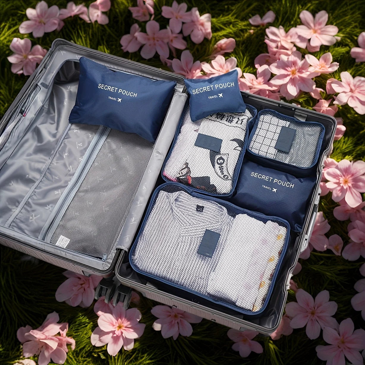 6 Pcs Premium Travel Clothes Packing Cubes