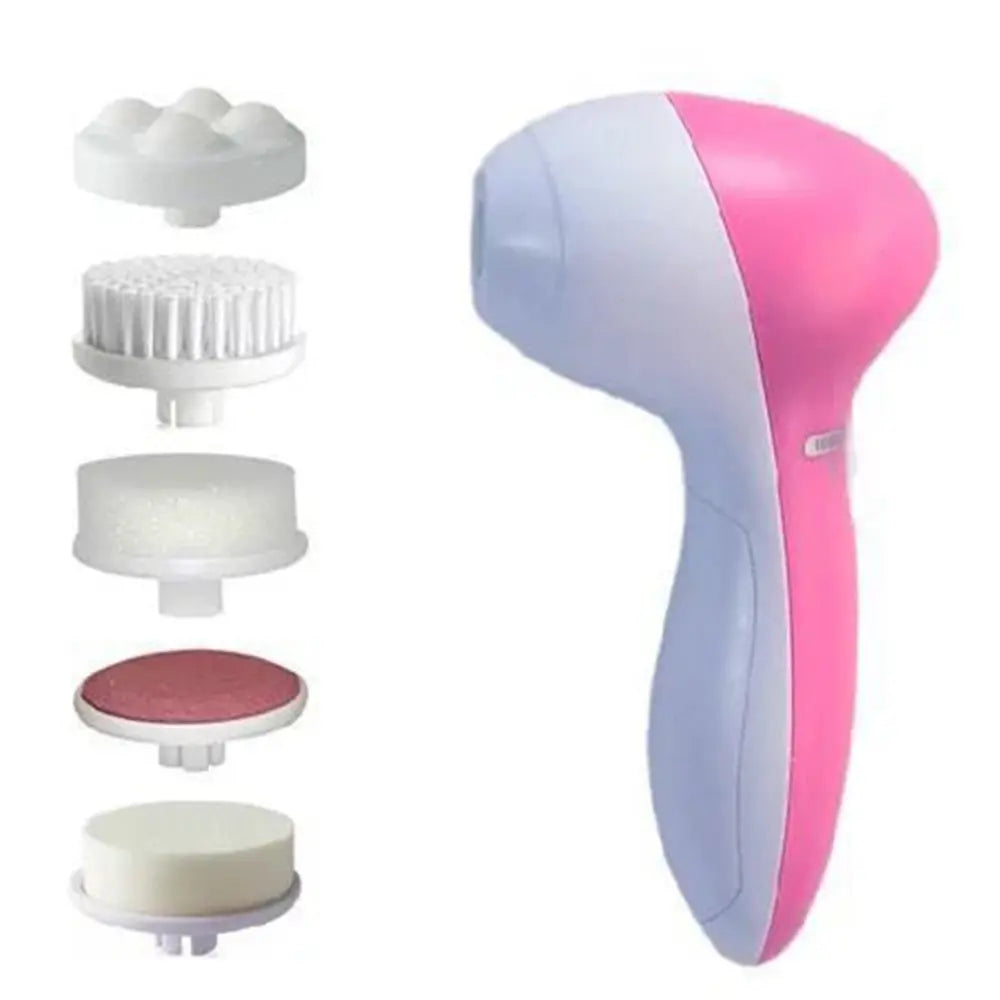 ALIFEX 5-in-1 Electric Facial Cleansing Brush & Massager