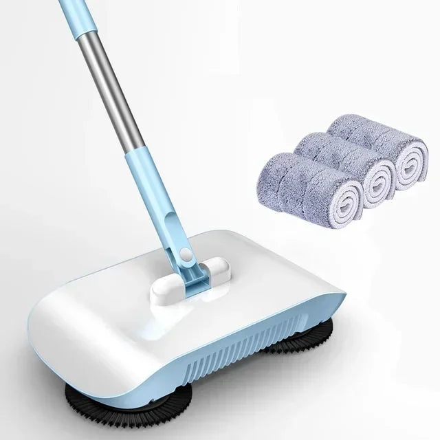 ALIFEX 3-in-1 Hand Push Magic Sweeper & Dustpan
