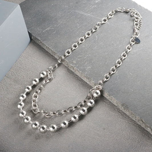 Alif Elegant Gold-Tone Necklace