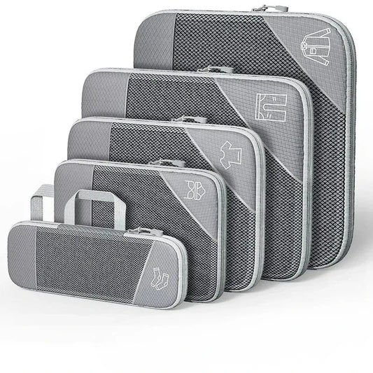 5 Pcs Premium Travel Packing Cubes