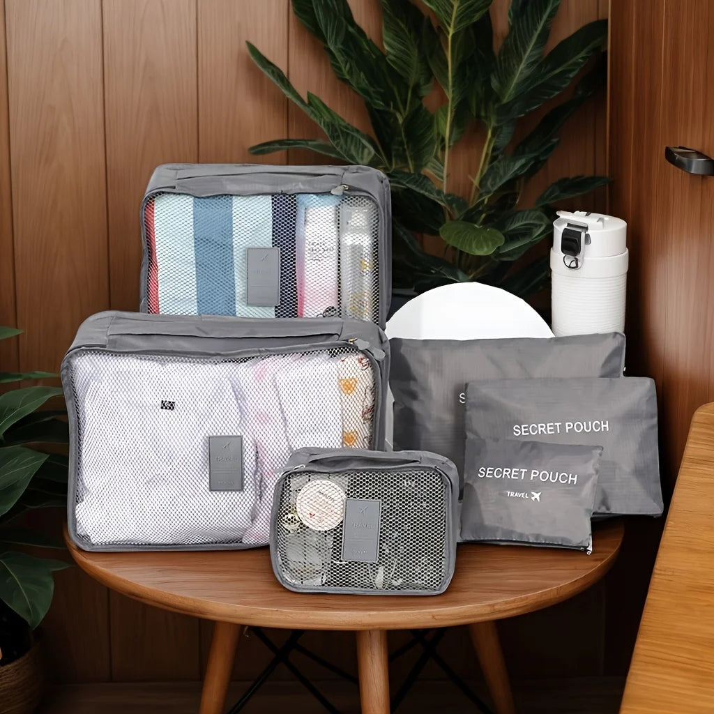 6 Pcs Premium Travel Clothes Packing Cubes