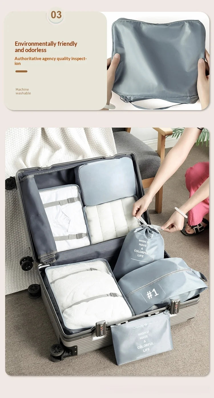 Multi-functional Travel Packing Cubes Organizer