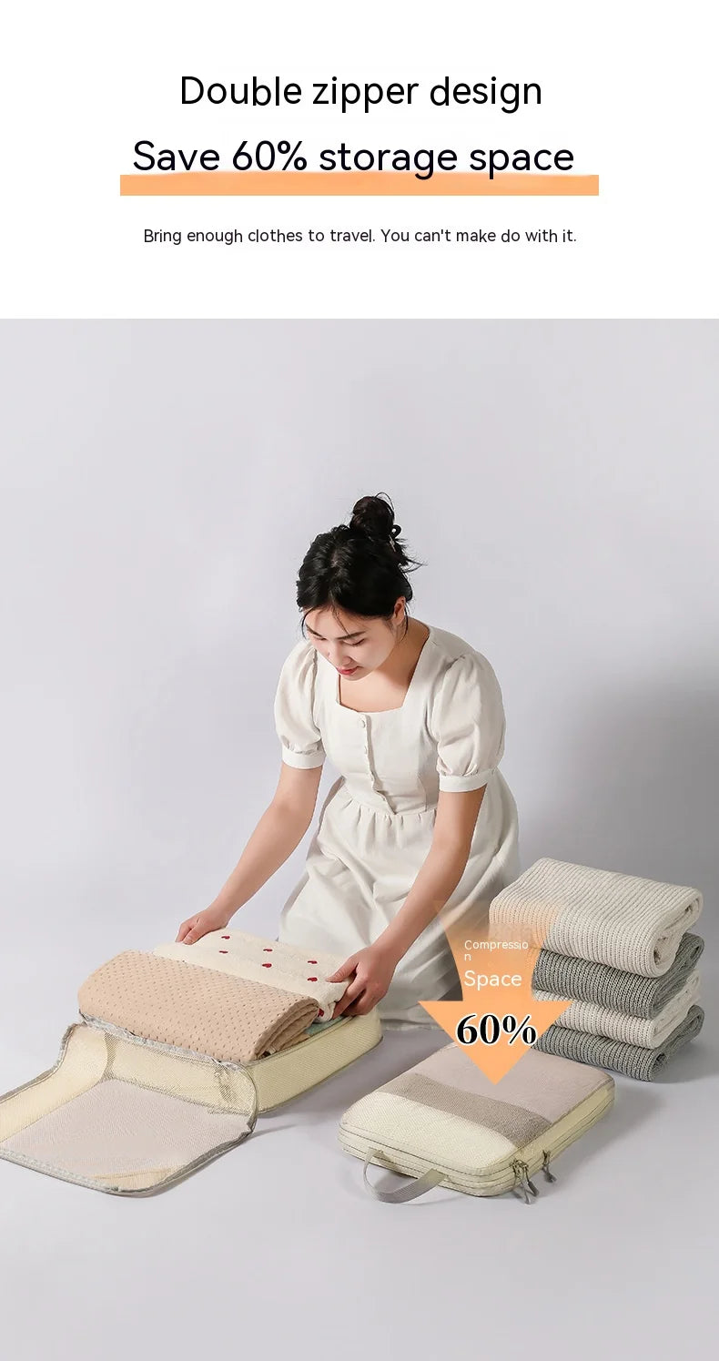 Premium Compression Packing Cubes for Suitcases