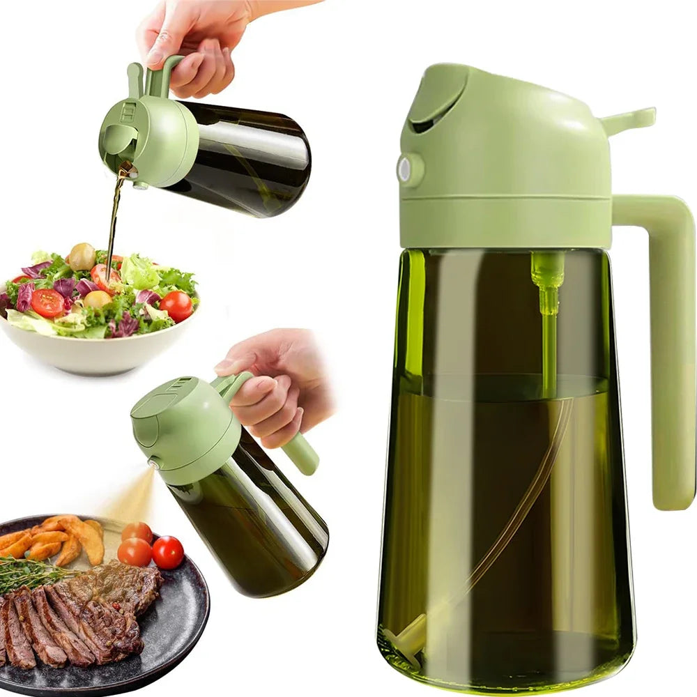ALIFEX 470ml Luxury Light-Blocking Glass Oil Sprayer"