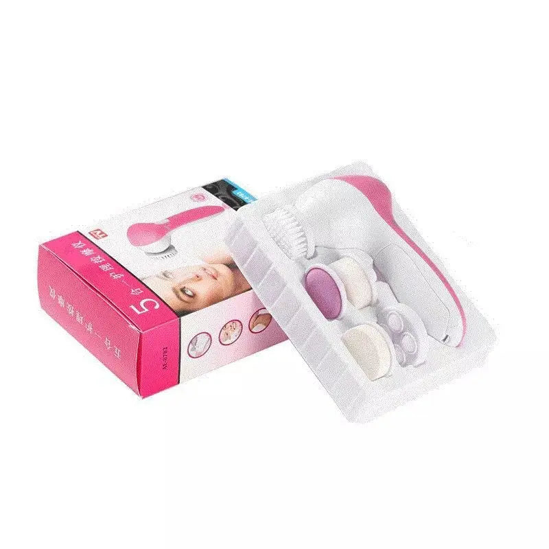ALIFEX 5-in-1 Electric Facial Cleansing Brush & Massager
