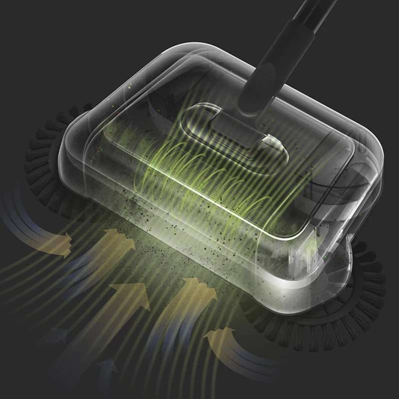 ALIFEX 3-in-1 Hand Push Magic Sweeper & Dustpan