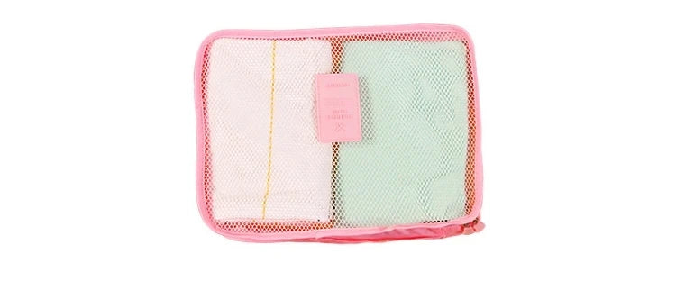 6 Pcs Complete Travel Packing Cubes Set
