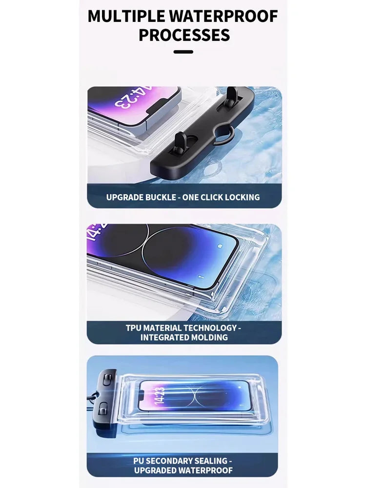 Waterproof Phone Pouch for Swimming and Diving